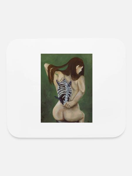 Bones - Mouse pad Horizontal - white - Front