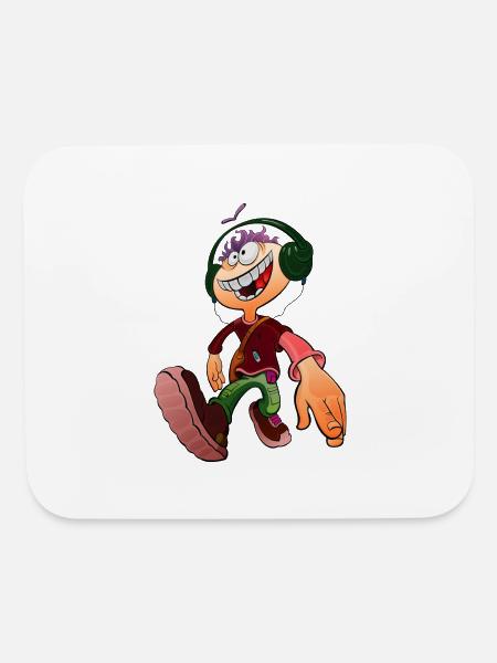 Cool guy - Mouse pad Horizontal - white - Front