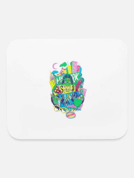 wats fun - Mouse pad Horizontal - white - Front