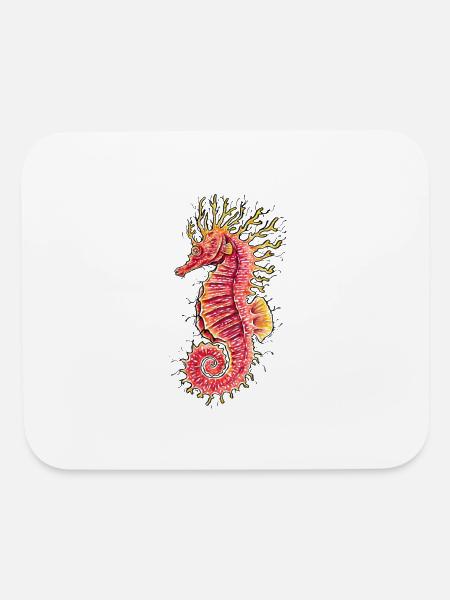 Seahorse - Mouse pad Horizontal - white