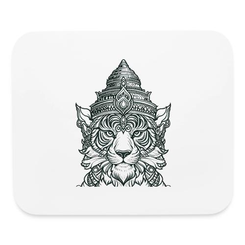 Ruesi Hnaa Suea Tiger Faced Thai Hermit God - Mouse pad Horizontal
