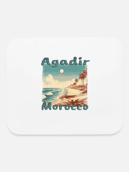 Agadir Morocco South Sea Mediterranean Holiday - Mouse pad Horizontal - white