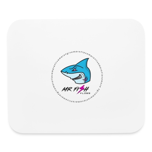 MrFish Vlogs Encircled Logo - Mouse pad Horizontal