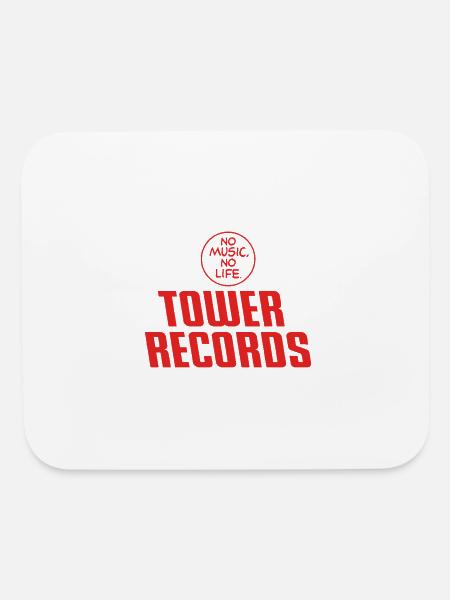 Tower Records - Mouse pad Horizontal - white - Front