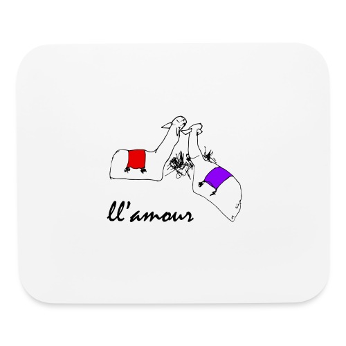 Llamour (color version). - Mouse pad Horizontal