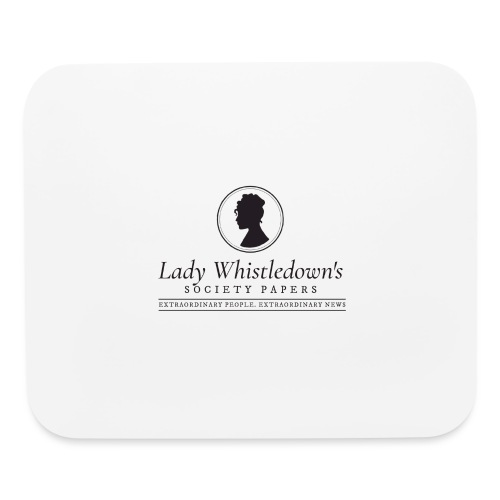 Lady Whistledown's Society Papers - Mouse pad Horizontal