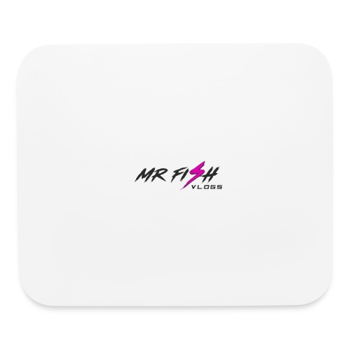 MrFish Vlogs Logo Letters Only - Mouse pad Horizontal