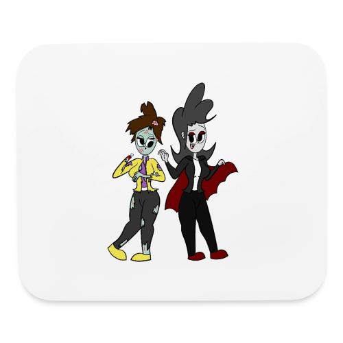 Vampire Coll and Zombie Dersy - Mouse pad Horizontal