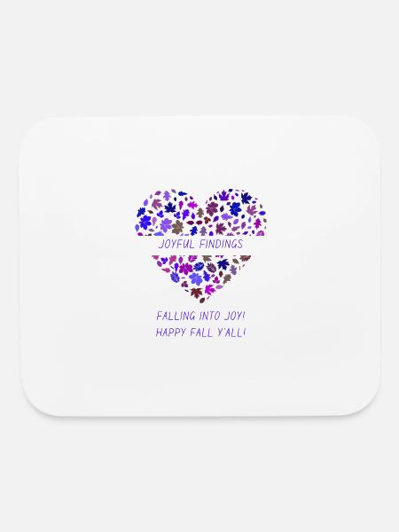 Falling in to Joy - Mouse pad Horizontal - white - Front