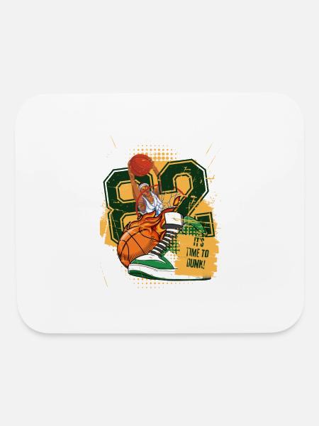 baskett ball - Mouse pad Horizontal - white