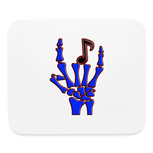 Rock on hand sign the devil's horns - Mouse pad Horizontal