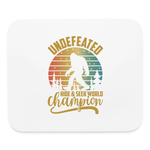 Undefeated Hide and Seek World Champ - Mouse pad Horizontal