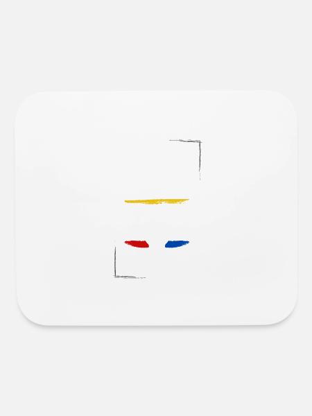 BE FAST OR BE GONE - Mouse pad Horizontal - white - Front