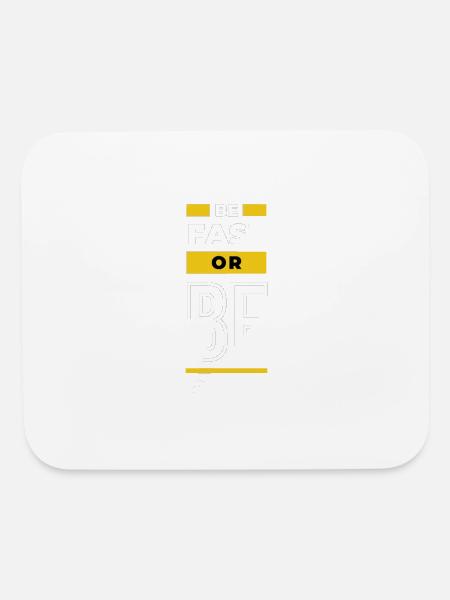 FAST OR BE GONE - Mouse pad Horizontal - white - Front