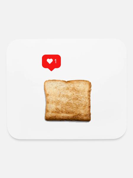 Bread Lover - Mouse pad Horizontal - white - Front