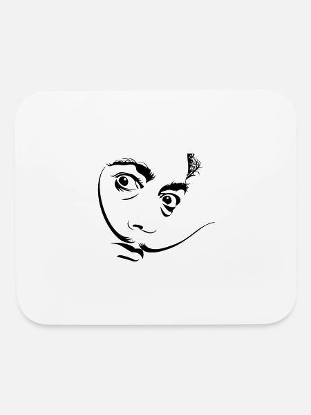 Salvador Dalí - Mouse pad Horizontal - white - Front