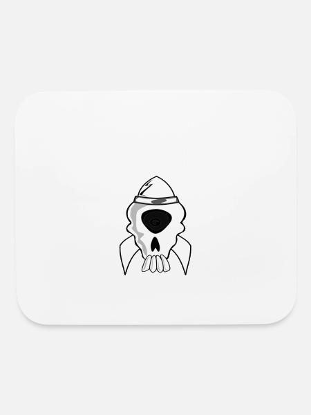 fusée - Tapis de souris - blanc - Devant