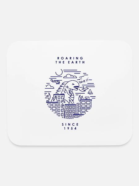 Gorilla - Mouse pad Horizontal - white - Front
