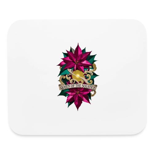 Queen of the Solstice Poinsettia T-Shirt - Mouse pad Horizontal