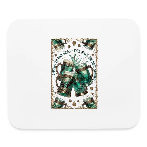 Cheers to Bad Ideas Tankards Graphic Tee - Mouse pad Horizontal