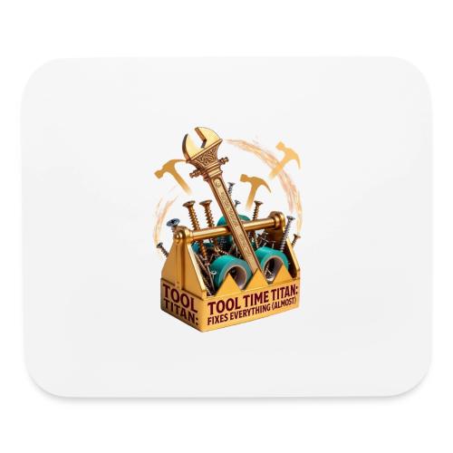 Tool Time Titan T Shirt, Funny Dad Gift - Mouse pad Horizontal