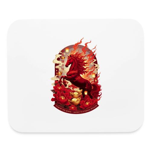 Year of the Horse Ascent T Shirt, Lunar New Year - Mouse pad Horizontal