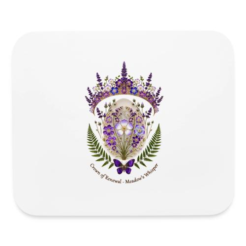 Spring Meadow Crown Tee, Cottagecore Renewal Gift - Mouse pad Horizontal