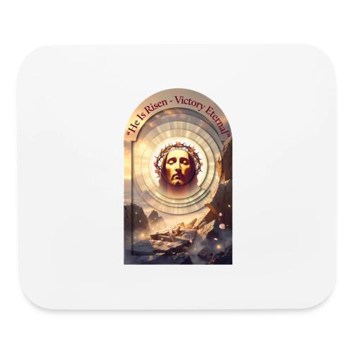 Easter He Is Risen Sacred Face T Shirt, wife Gift - Mouse pad Horizontal