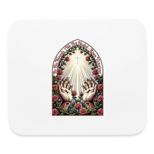 Easter By His Wounds Healed T Shirt, Renewal Gift - Mouse pad Horizontal