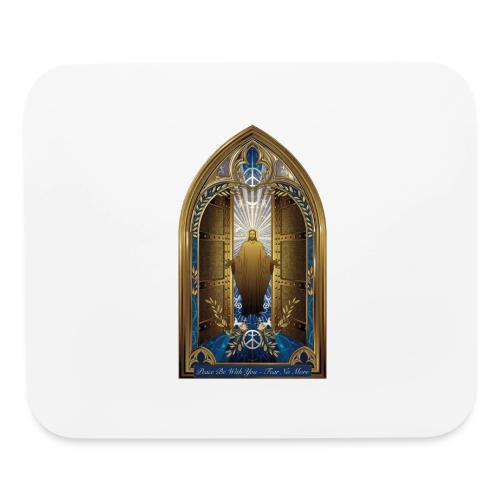 Easter Peace Be With You Locked Doors T Shirt,Gift - Mouse pad Horizontal