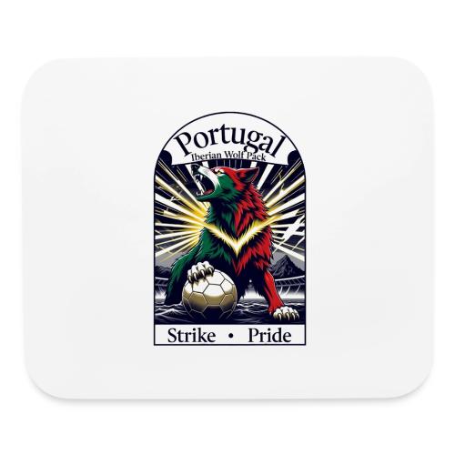 Portugal Iberian Wolf Soccer T Shirt, Pride Gift - Mouse pad Horizontal