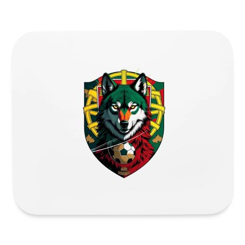 Portugal Iberian Wolf Soccer T Shirt,Football Gift - Mouse pad Horizontal