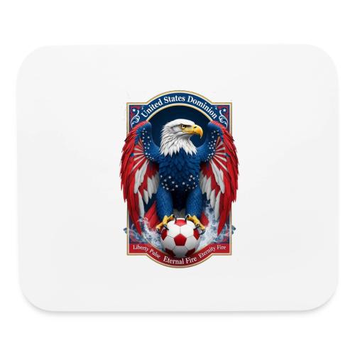 USA Eagle Emblem T Shirt, USA Soccer Pride Gift - Mouse pad Horizontal