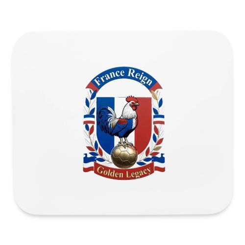 France Rooster Reign T-Shirt, Tricolore Pride Gift - Mouse pad Horizontal