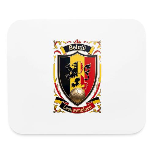 Belgium Lion Crest T-Shirt, Belgian Flag Gift - Mouse pad Horizontal