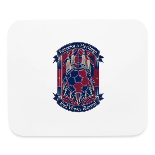 Barcelona Red Heritage T Shirt, Barsa fan Gift - Mouse pad Horizontal