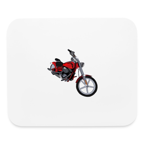 Motorcycle red - Mouse pad Horizontal