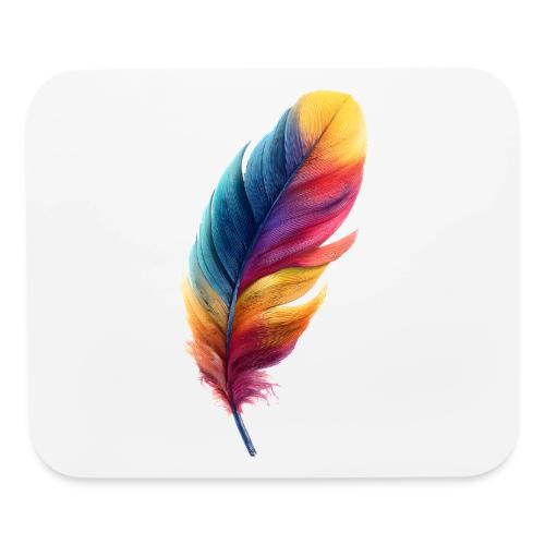 Rainbow Flight Feather - Mouse pad Horizontal