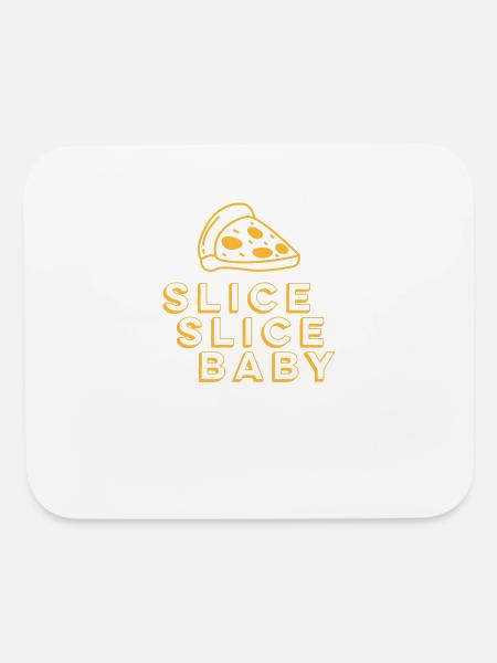 Slice Slice Baby - Mouse pad Horizontal - white - Front
