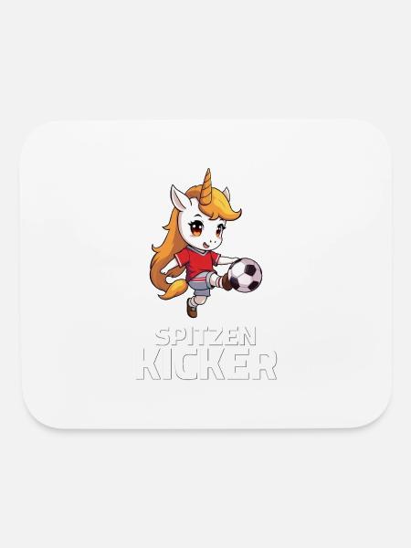 Soccer Unicorn - Mouse pad Horizontal - white - Front