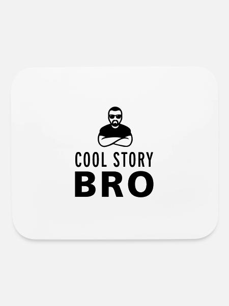 Cool Story BRO - Mouse pad Horizontal - white - Front