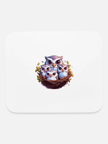 Guardians of the Night - Mouse pad Horizontal - white - Front
