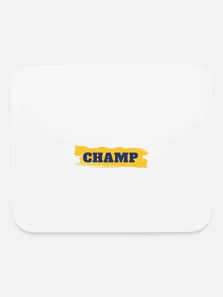 God's Champ - Mouse pad Horizontal - white - Front