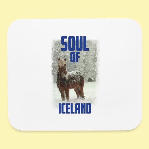 The Soul of Iceland – Blue - Mouse pad Horizontal