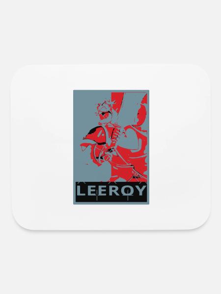 Leeroy - Mouse pad Horizontal - white