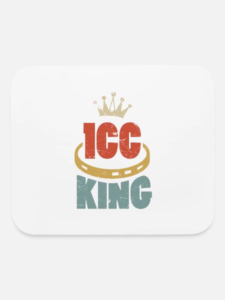 1cc King Retro Arcade - Mouse pad Horizontal - white - Front