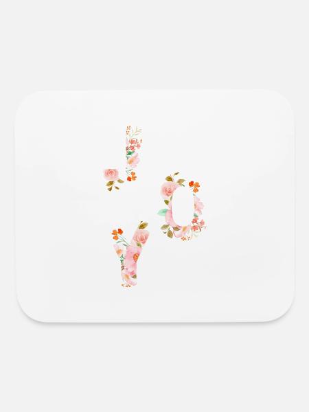 Joy - Motivation - Mouse pad Horizontal - white - Front