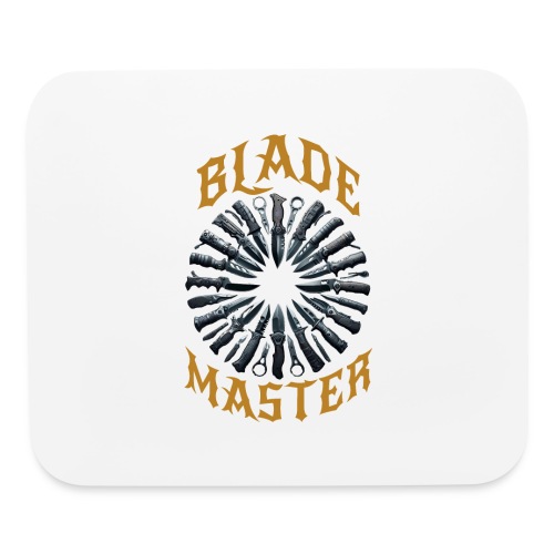 Blade Master with circular pattern of knives - Mouse pad Horizontal