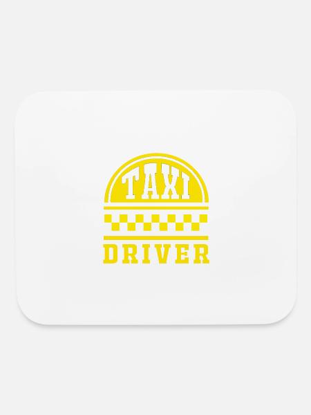 Public Transportation Taxi Driver - Mouse pad Horizontal - white - Front