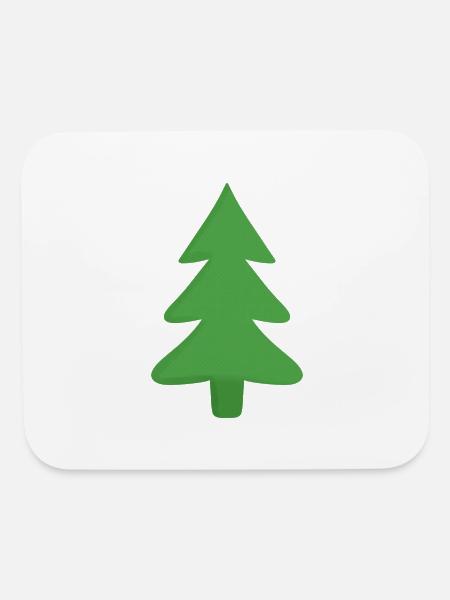 Pine Tree - Mouse pad Horizontal - white - Front